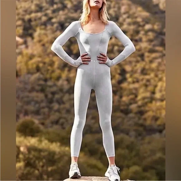 Nwot Free People Good Karma Long-Sleeve Onesie - Picture 4 of 8